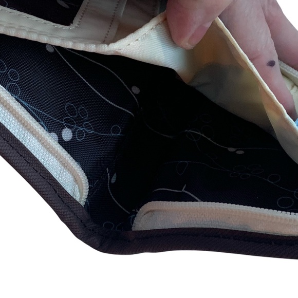 SHERPANI Kai Light Blue & Brown Wallet Coin Purse Bag Woman’s Accessories NEW - Picture 9 of 11